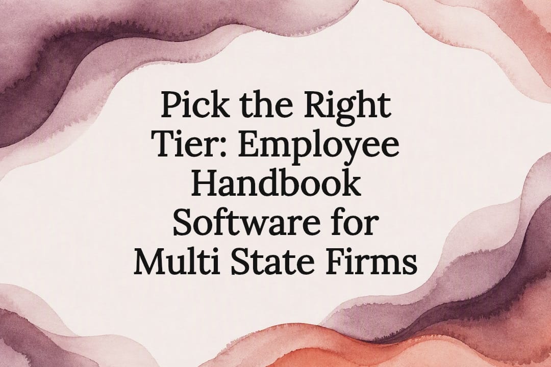 Decorative multi-state handbook title card