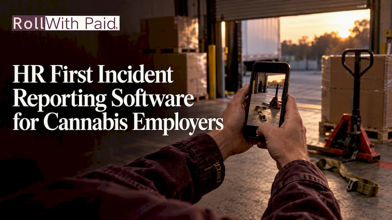 HR First Incident Reporting Software for Cannabis Employers