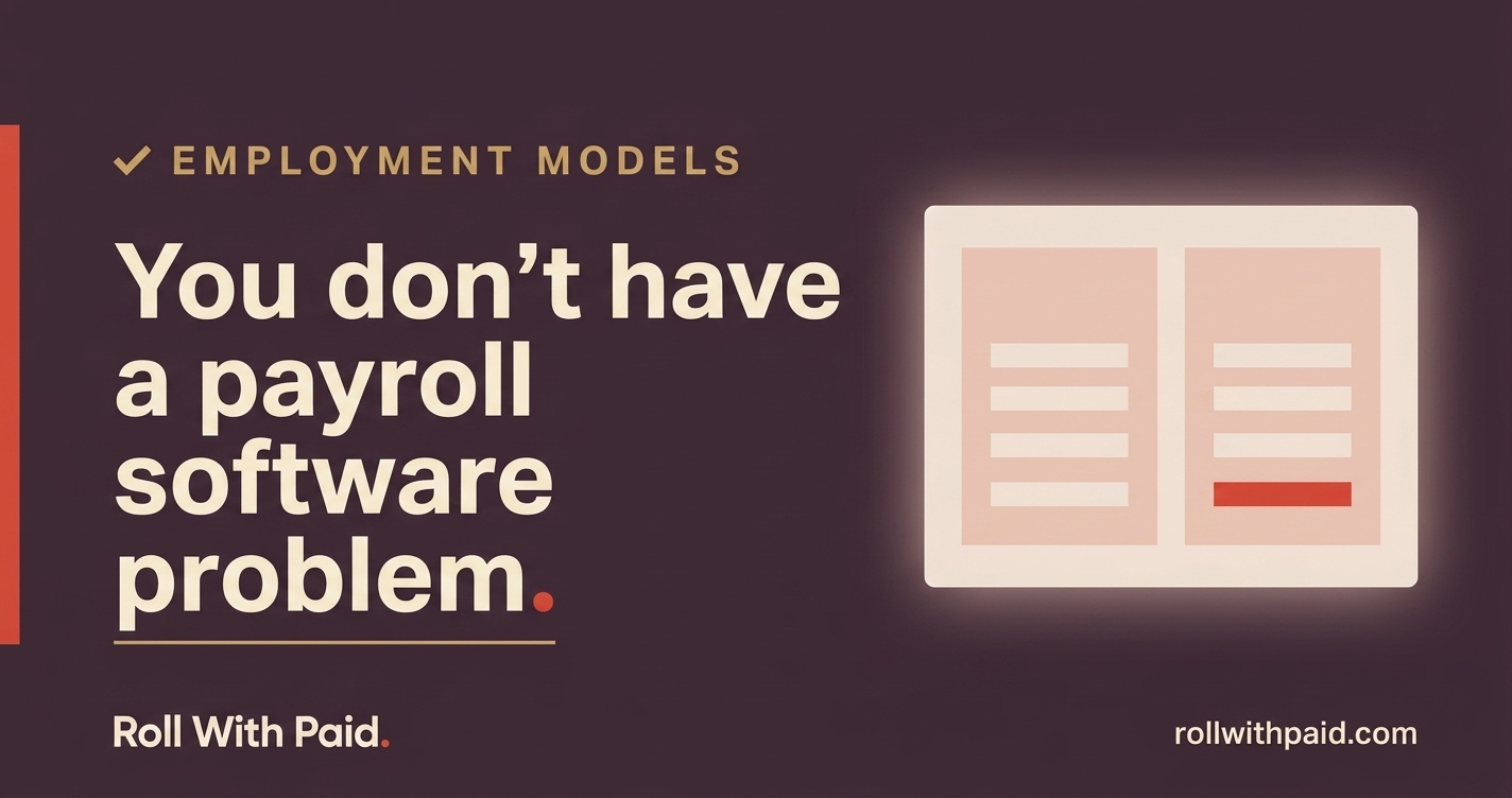 Payroll Software Problem