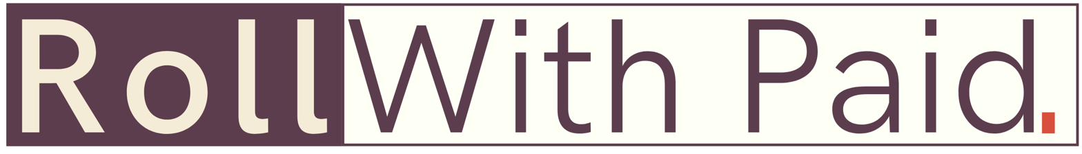 Roll With Paid. wordmark logo