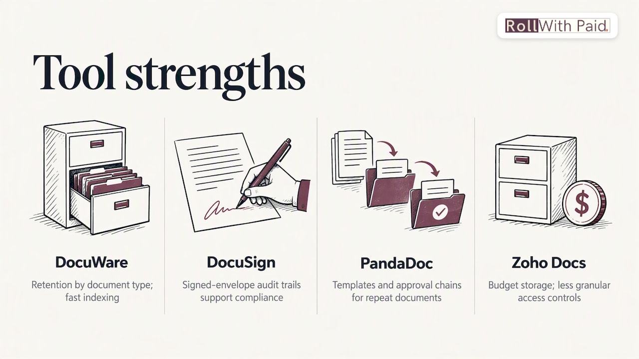 What Each Tool Actually Does Well — overview diagram