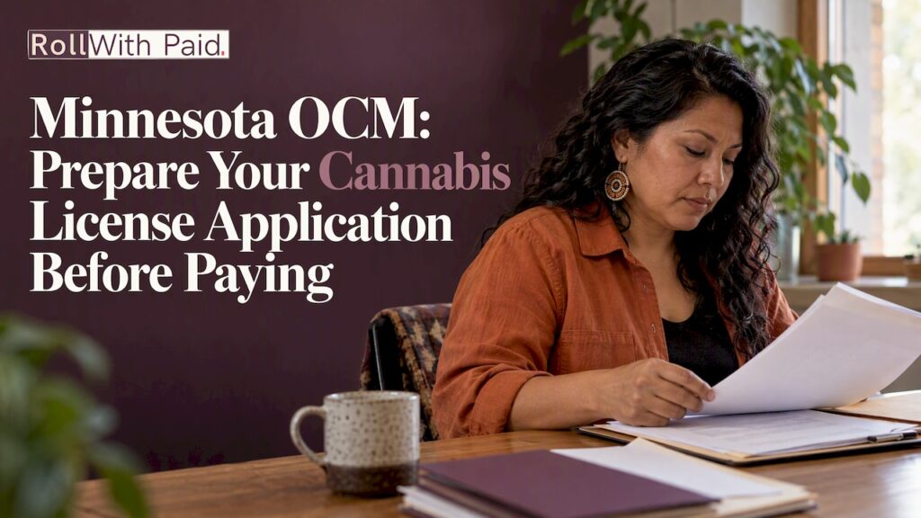 Indigenous applicant checks a licensing folder