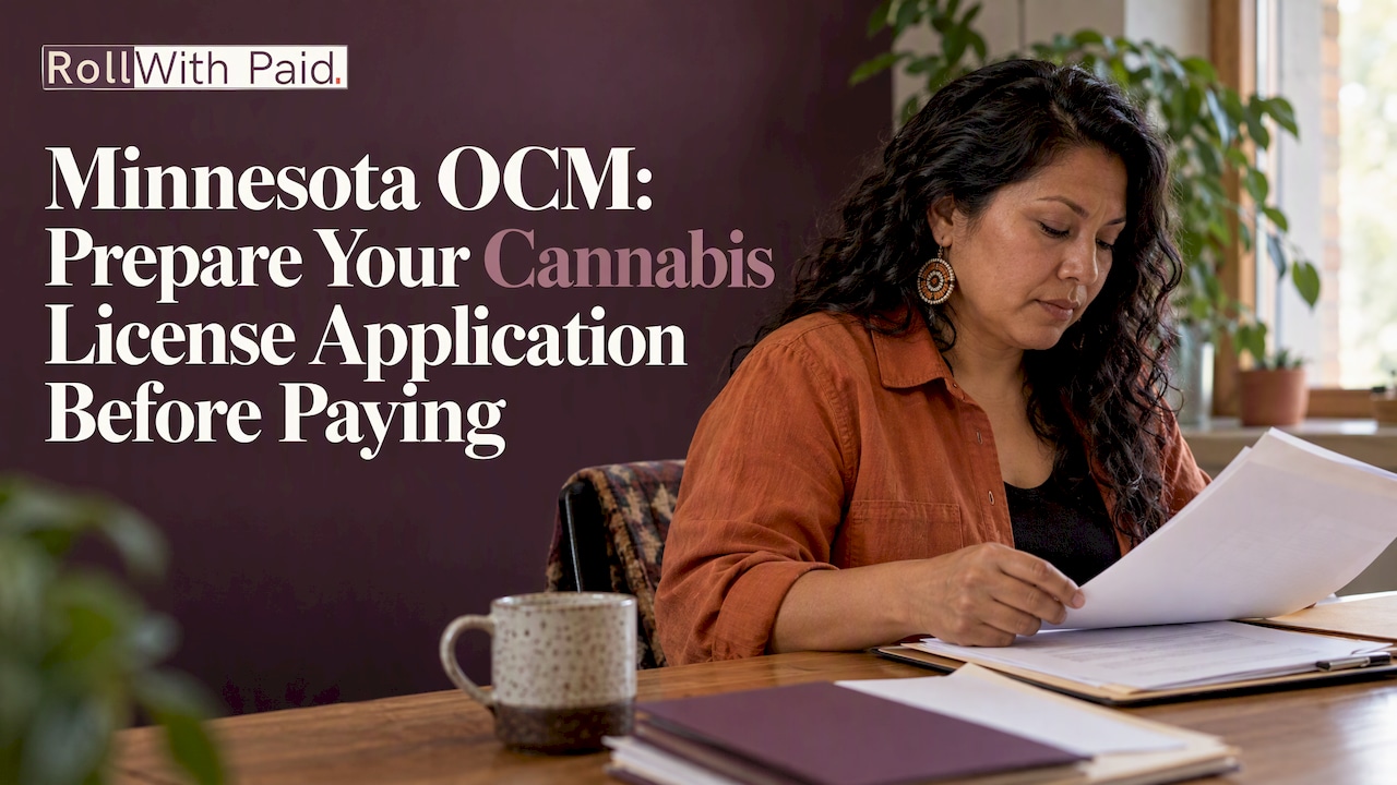 Indigenous applicant checks a licensing folder