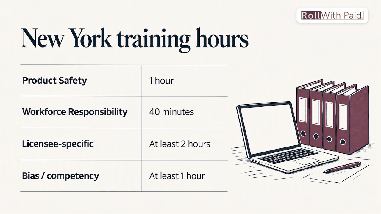 What New York shows about auditing training — overview diagram